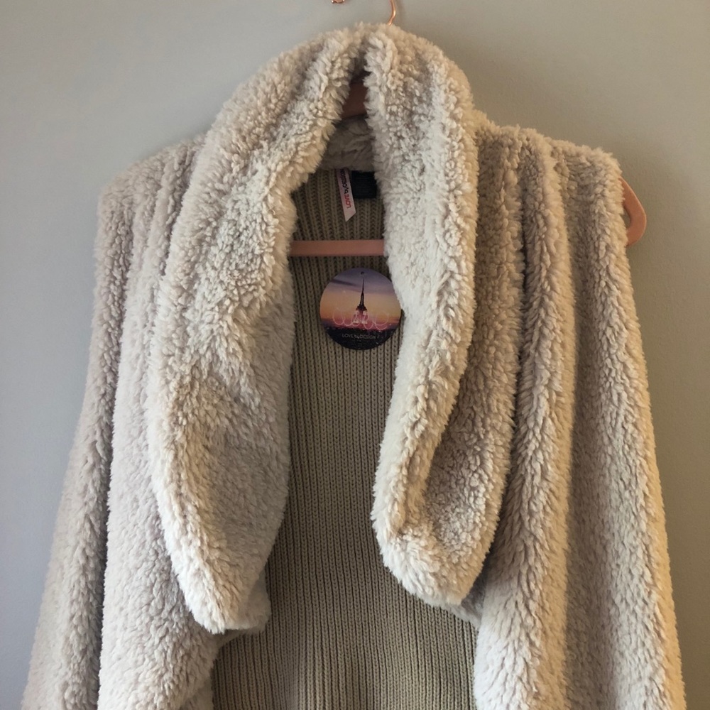 Faux fur vest